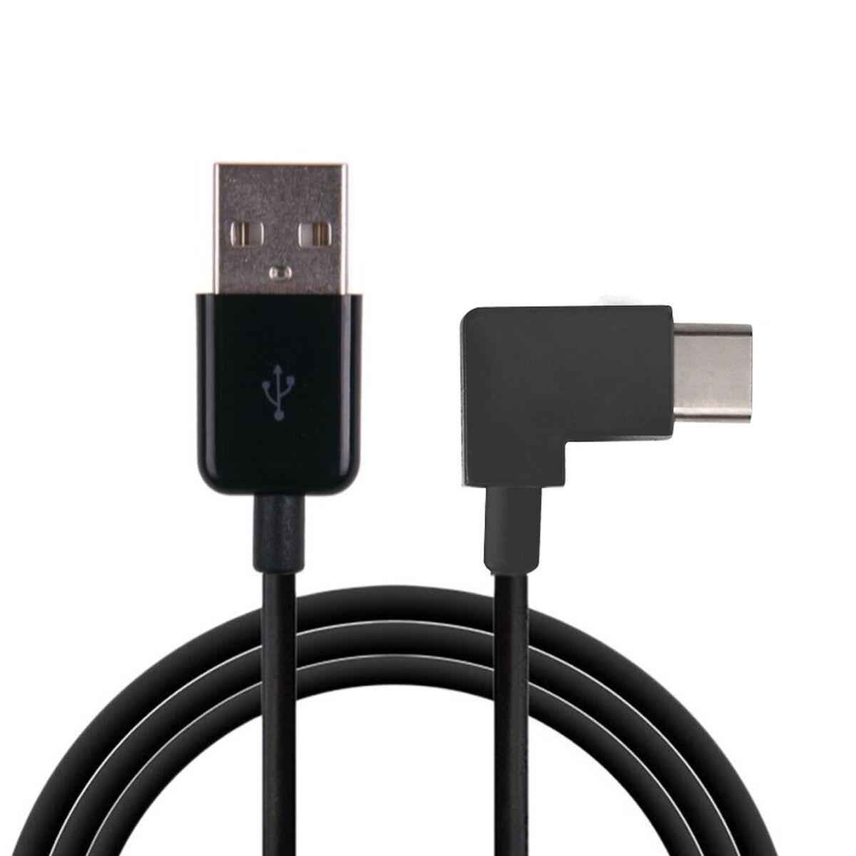90 degree USB Type C power charge data transfer cable