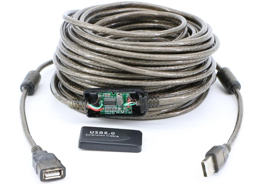 USB 2.0 A Male to A Female Extension Cable High Speed 480 Mbps (50 Feet