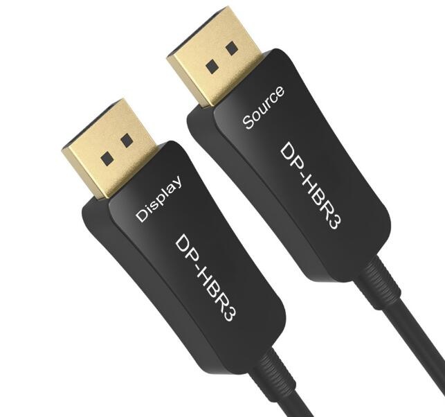 Certified Fiber Optic DisplayPort 2.1 Cable