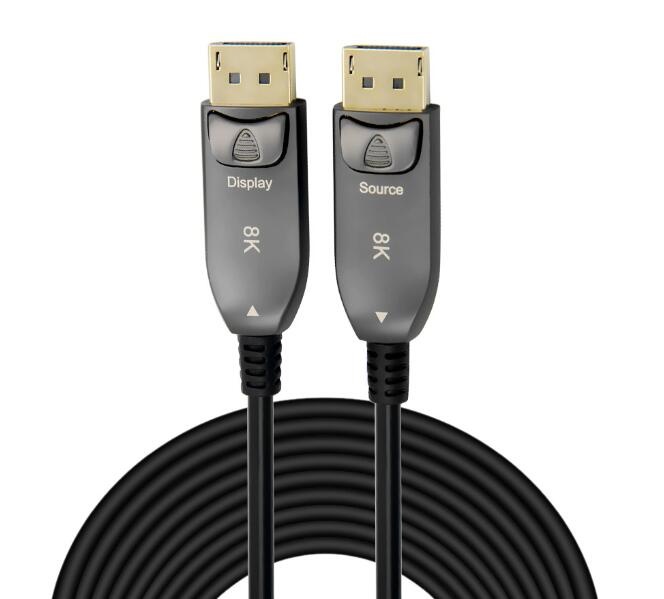 Certified Fiber Optic DisplayPort 2.1 Cable