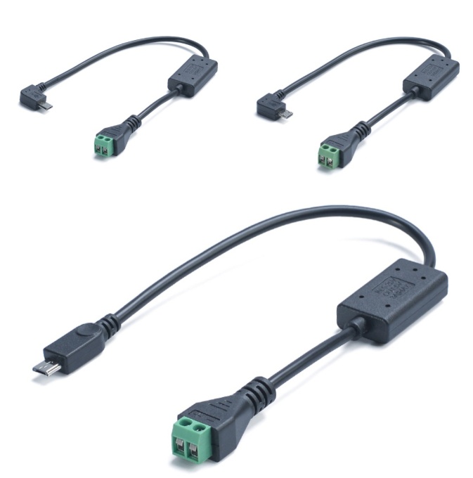 2P Terminal DC Step-down to mini 5p cable