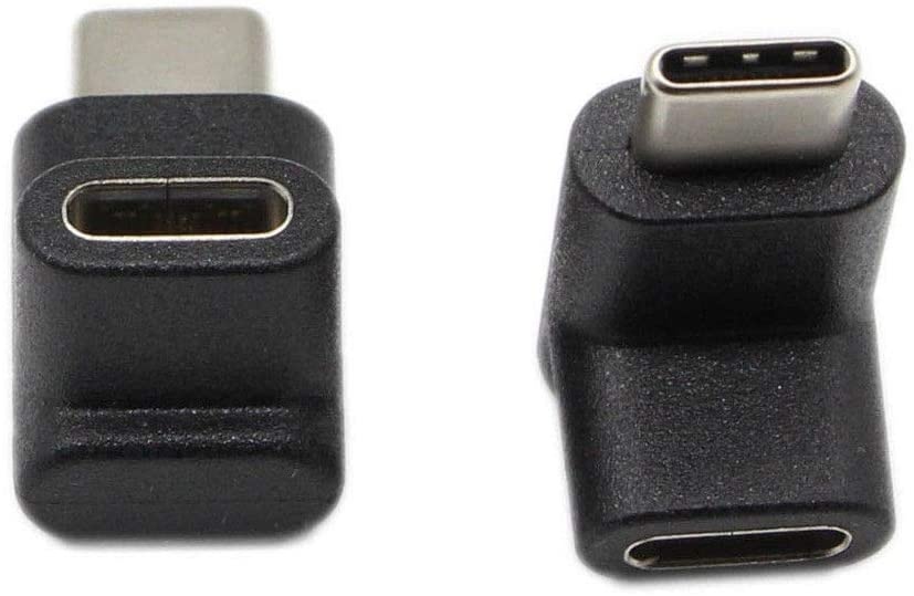 90 Degree USB-C Type C Male to Female Adapter