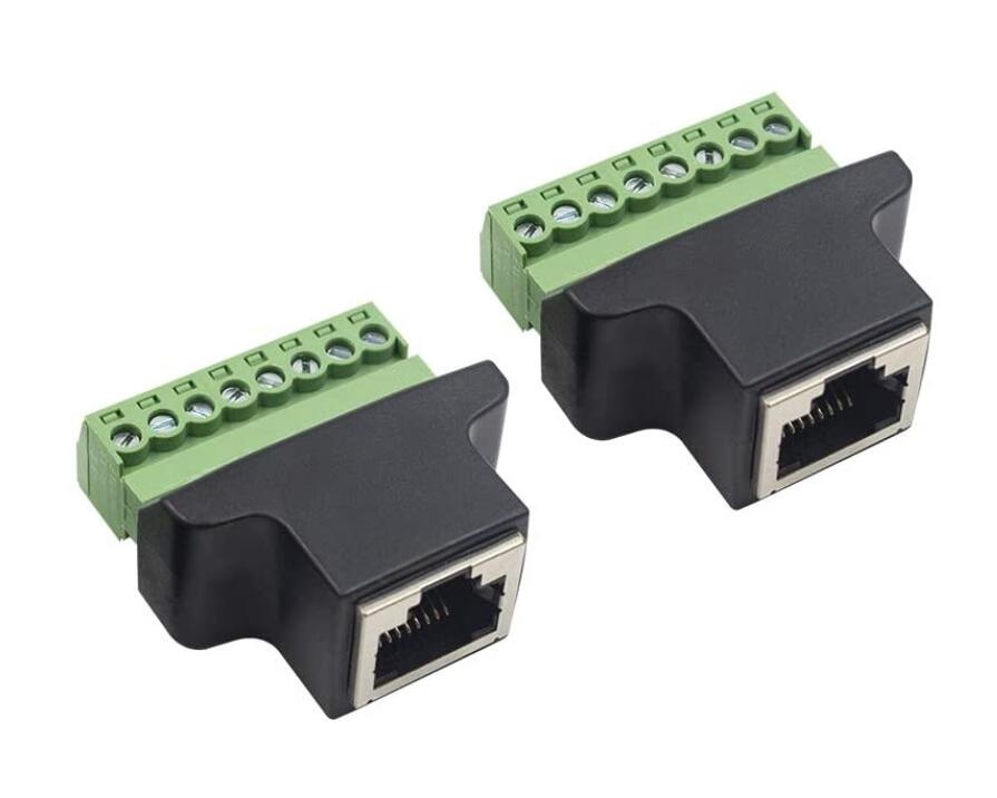RJ45 Screw Terminal Adaptor Connector