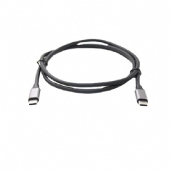 metal shell USB C male to USB C male data transfer power charge cable