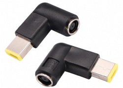 90 Degree Tip Adapter Right Angle 7.9mm x 5.5mm to Slim Square tip Power Converter Cable Adapter for Leonvo