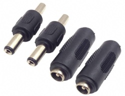 DC Power 5.5mm x 2.1mm Female to Female Coupler Male to Male Coupler for LED/CCTV Camera