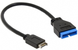 USB 3.1 Front Panel Header to USB 3.0 20Pin Header Extension Cable 20cm for ASUS Motherboard