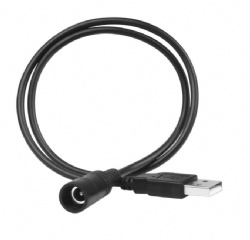 USB 2.0 Male to DC 5.5x2.1mm Female DC Power Extension Adapter Cable