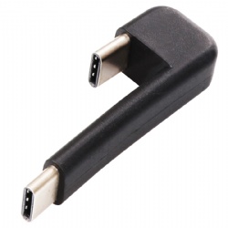 U shape Angle USB C male to USB C male short otg cable
