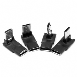5pin up/down/left/right angle Micro usb 5pin male to Micro usb 5pin female extension adapter