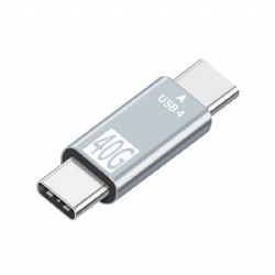 USB C male to USB C male power charge data transfer 40Gbps adapter metal shell cabletolink