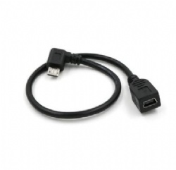 down/up/left/right angle micro usb 5pin male to Mini usb 5pin female cable for Car