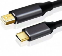 4K Mini displayport male to USB C male audio video cable