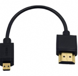 4K Micro HDMI D male to HDMI A male cable