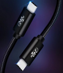 PD240W 20V5A usb C to USB C power charge cable