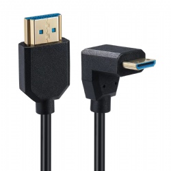 up/down/left/right angle mini usb 5pin male to HDMI A male cable