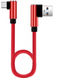 28CM Angle USB C male to USB A male game cable