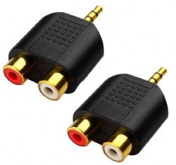 Dual RCA Jack Adapter