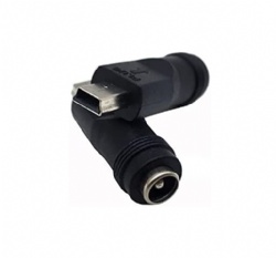 Mini USB Male to DC 5.5x2.1mm Female 5V Connector Power Conversion Charging Adapter for ipad