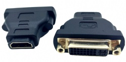 Gold-Plated HDMI to DVI 24+5 Female to Female Connector Onverter Adapter for Multimedia