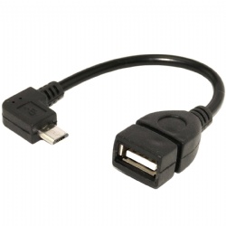 up/down/left/right micro usb 5pin male to USB 2.0 A female otg cable
