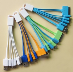 colorful multi USB Power charge cable