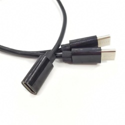 30cm USB C female to 2*USB C male splitter cable top quality cabletolink 2022 cabletolink