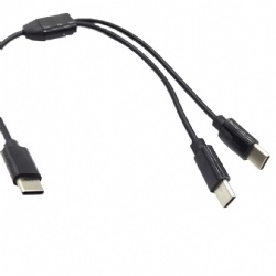 Dual Double USB C Port Hub USB C Split Adapter for Mac