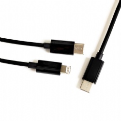 PD 1.5M/5ft USB C male to USB C male/USB 8PIN Power charge cable