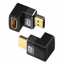 90 degree HDMI A male to HDMI A female adapter 8K Cabletolink