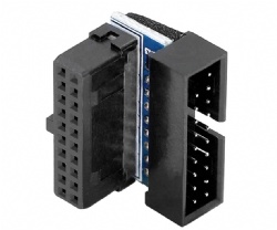 Motherboard 90 Degree Angled USB 3.0 19-Pin