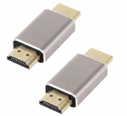 8K HDMI Male to Male Extension Adapter Coupler HDMI 2.1 Male-A HD Connector, Support 8K@60Hz/4K@120Hz HDR, for HDTV Projector Laptop PC