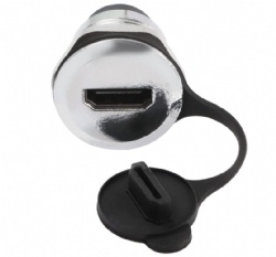 Female to Female Waterproof HDMI Straight Connector Converter for Wall Mount TV Projector Gold Plated Support 3D and 4K