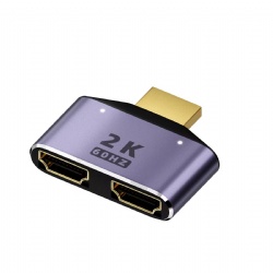 60HZ 8Gbps 1920*1080p HDMI  A male 1 to 2*HDMI A female Adapter
