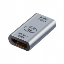 usb c female input to HDMI A female adapter