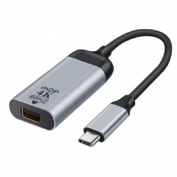 USB C male to Mini displayport female 4K 10cm CABLETOLINK