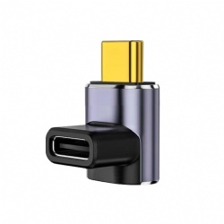 L shape USB C male to USB C female adapter 40Gbps