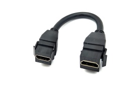 HDMI Keystone Jack Pigtail Cable for Wall Plate HDTV