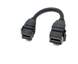 HDMI Keystone Jack Pigtail Cable for Wall Plate HDTV