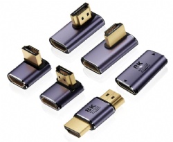 Female to Female and Male to Male HDMI Coupler Extension Connector Aluminum Alloy