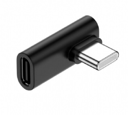 Vertical USB C male to USB C female otg extension data power charge adapter
