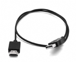 Replacement USB/HDMI Charger Cable for Powering HDTV, PlayStation3