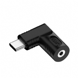 DC3.0*1.1MM Female to Angle USB C male power charge adapter