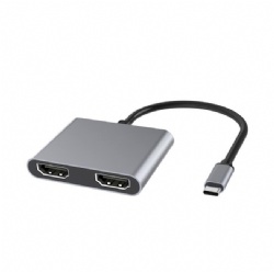 USB C to 2 HDMI Adapter - External Video & Graphics Card