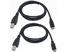 1m CABLETOLINK Micro USB 5pin Male to USB Type B Data and Charge Cable