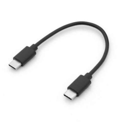 short USB C male to USB C male data power charge cable
