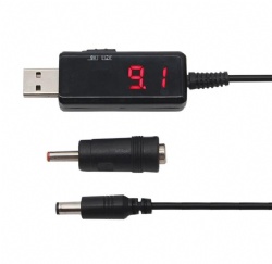 DC 5V to 9V 12V USB Step-up Cable USB to DC 5.5x2.1mm 3.5x1.35mm USB Power Supply Adapter UBS Power Voltage Boost Converter