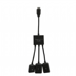 USB Type C OTG Cable 4 Port Hub Adapter USB 3.1 Type C Hub to USB 2.0 Port HUB Conventer for Sansumg