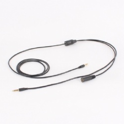 1.6m 3.5mm male to 3.5mm male stereo with 3.5mm splitter cable