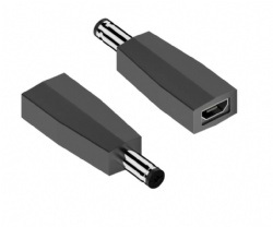 micro usb 5pin female input to DC5.5*2..1MM Male output power charge adapter
